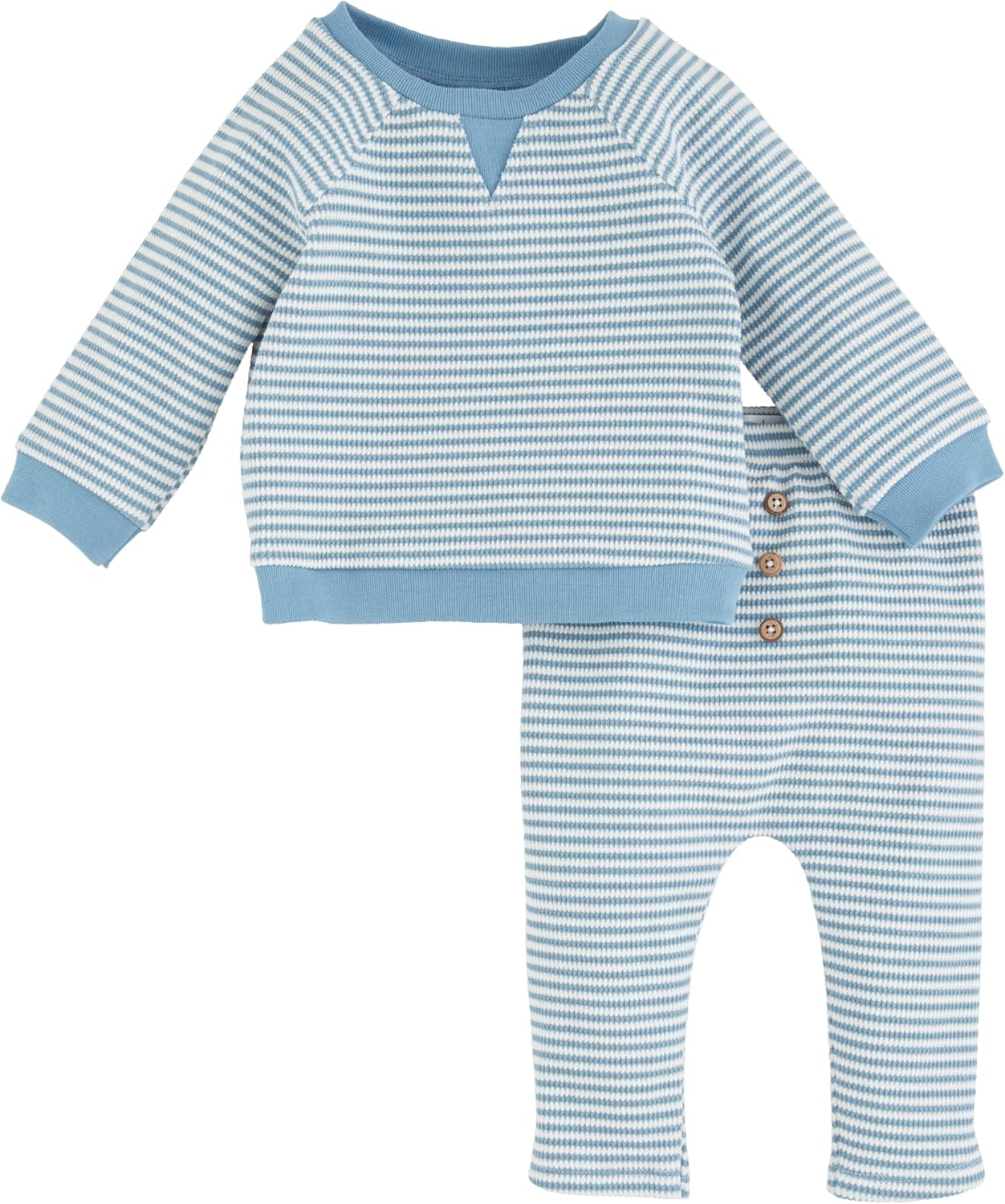 Mud Pie - Baby Blue Stripe Set for Boys and Girls