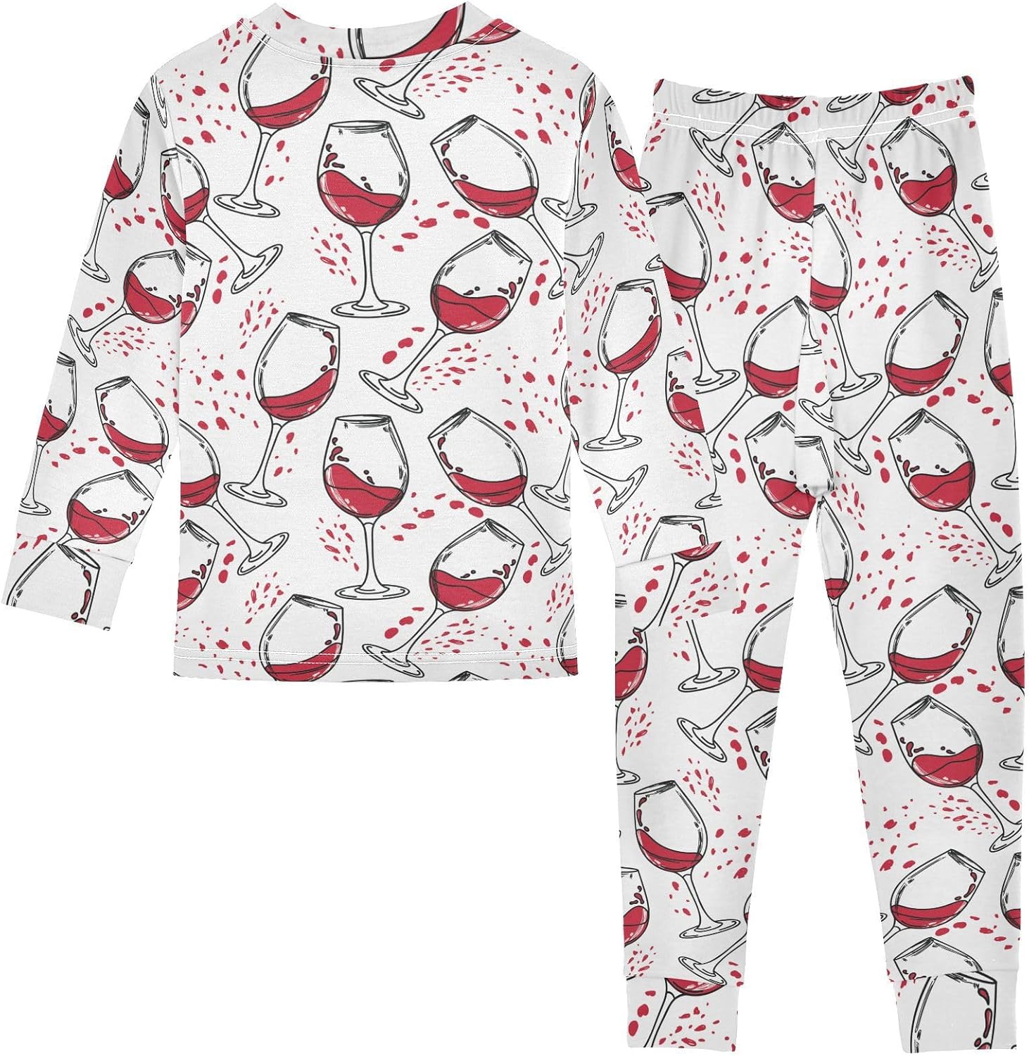 WIFIU Pajama Set for sleep 2-Piece Soft Cotton Pjs 18M-8Y