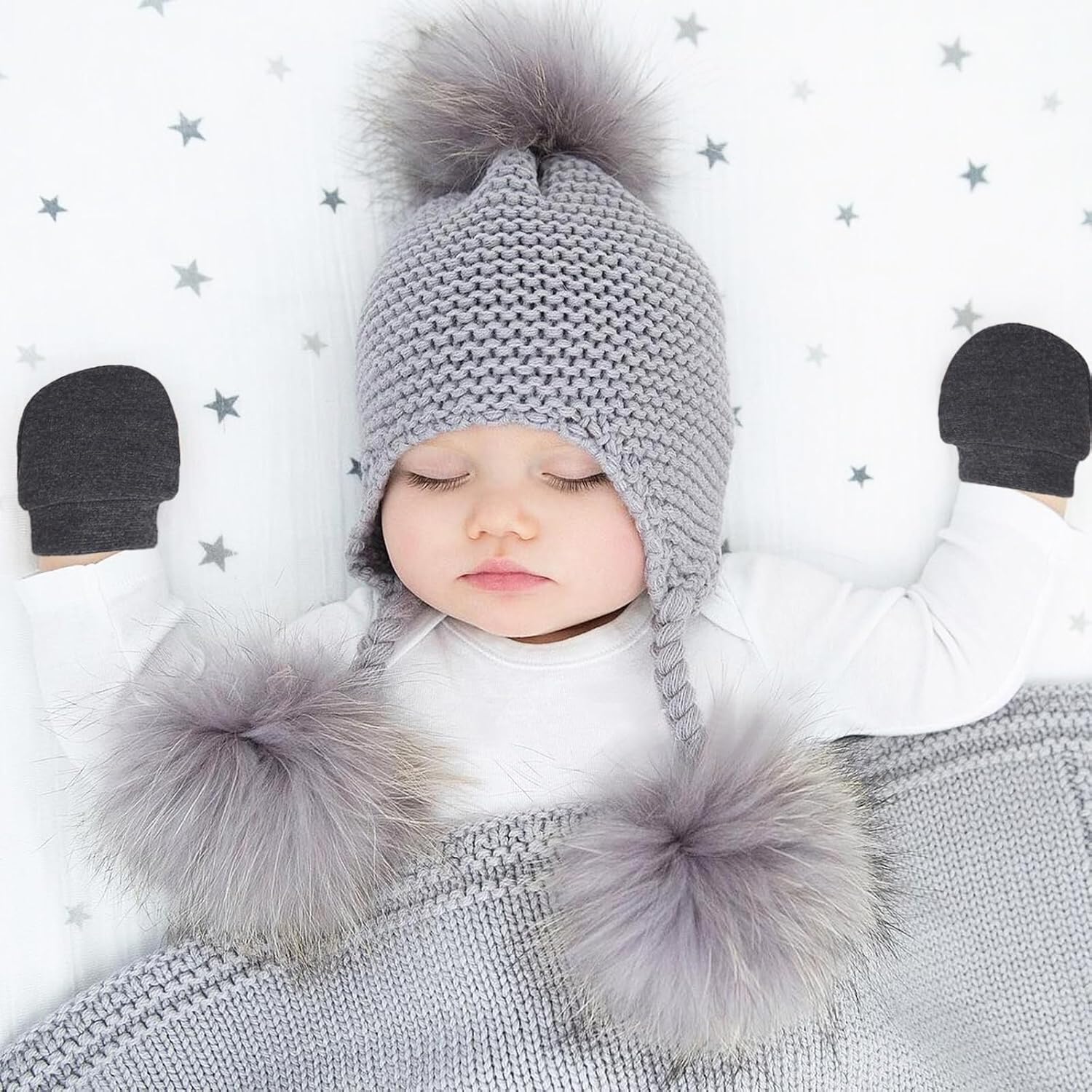 Newborn Baby Mittens Gloves Hand Mitten