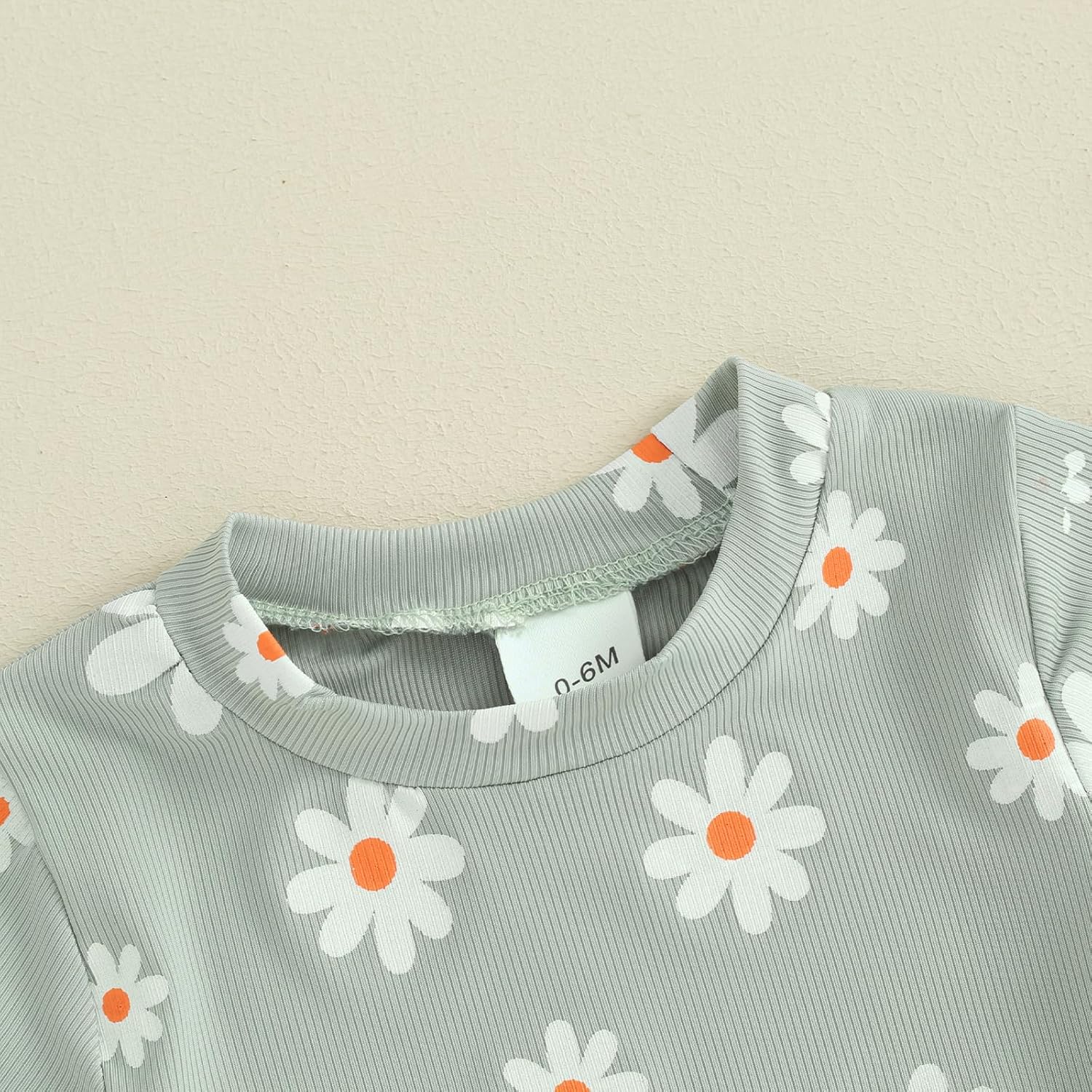 Floral Top Elastic waist short toddler girl - summer outfits