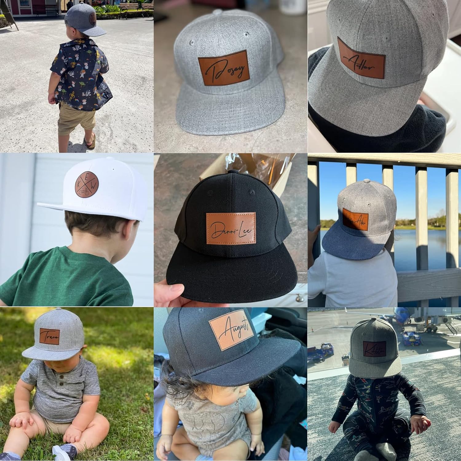 Personalized Baby Baseball Cap with Adjustable Fit