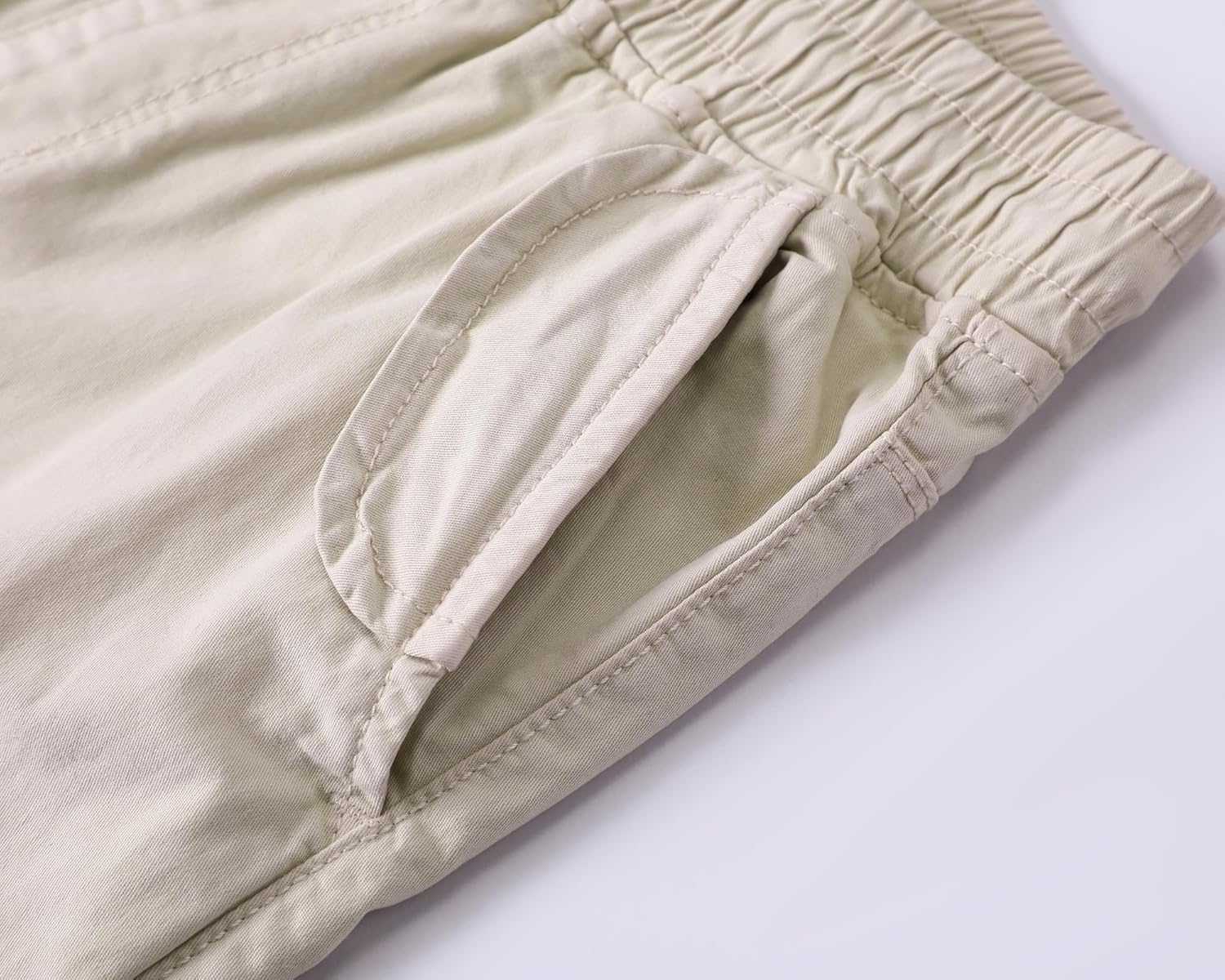 Stylish Cargo Pants for Kids Khaki Wide Leg