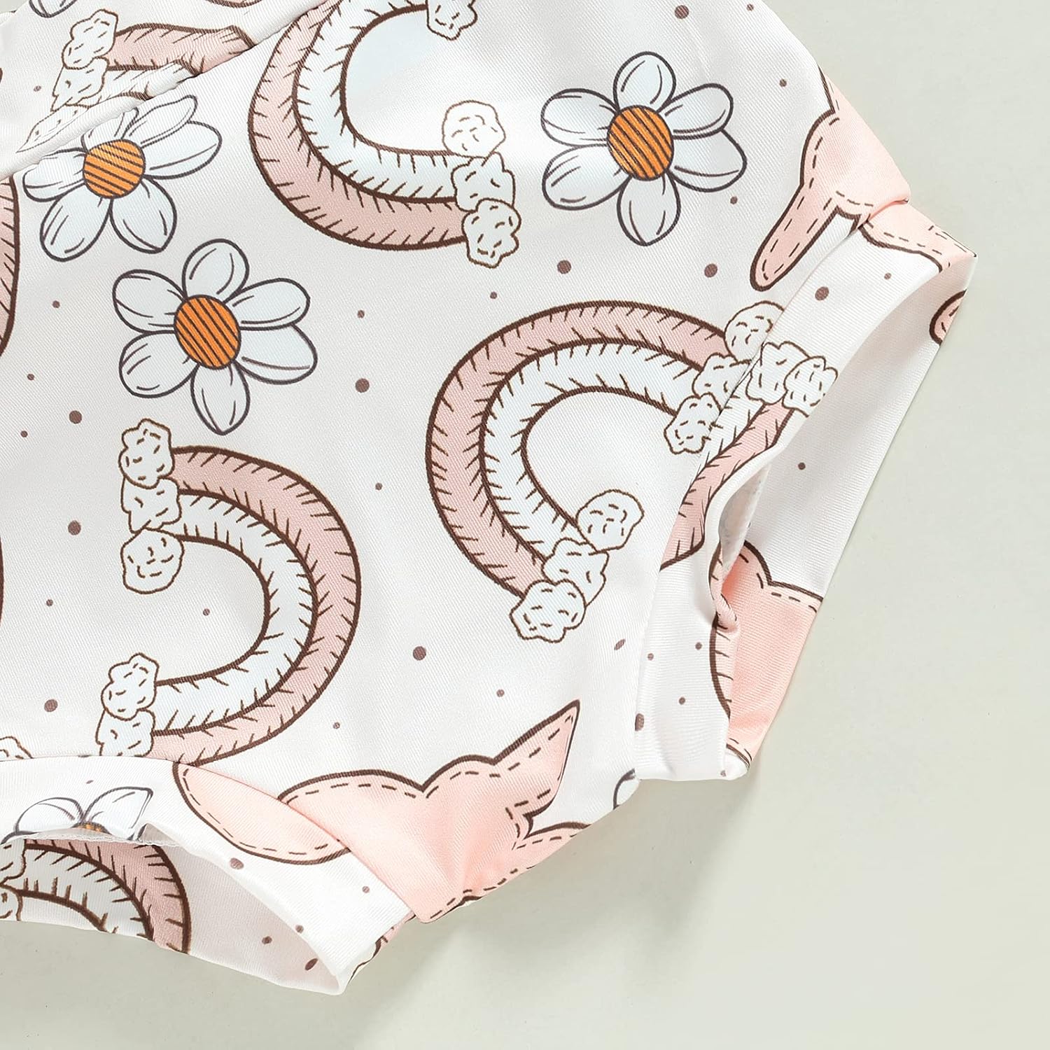 Easter Bunny Print Shorts for Babies Stretchy and Cute