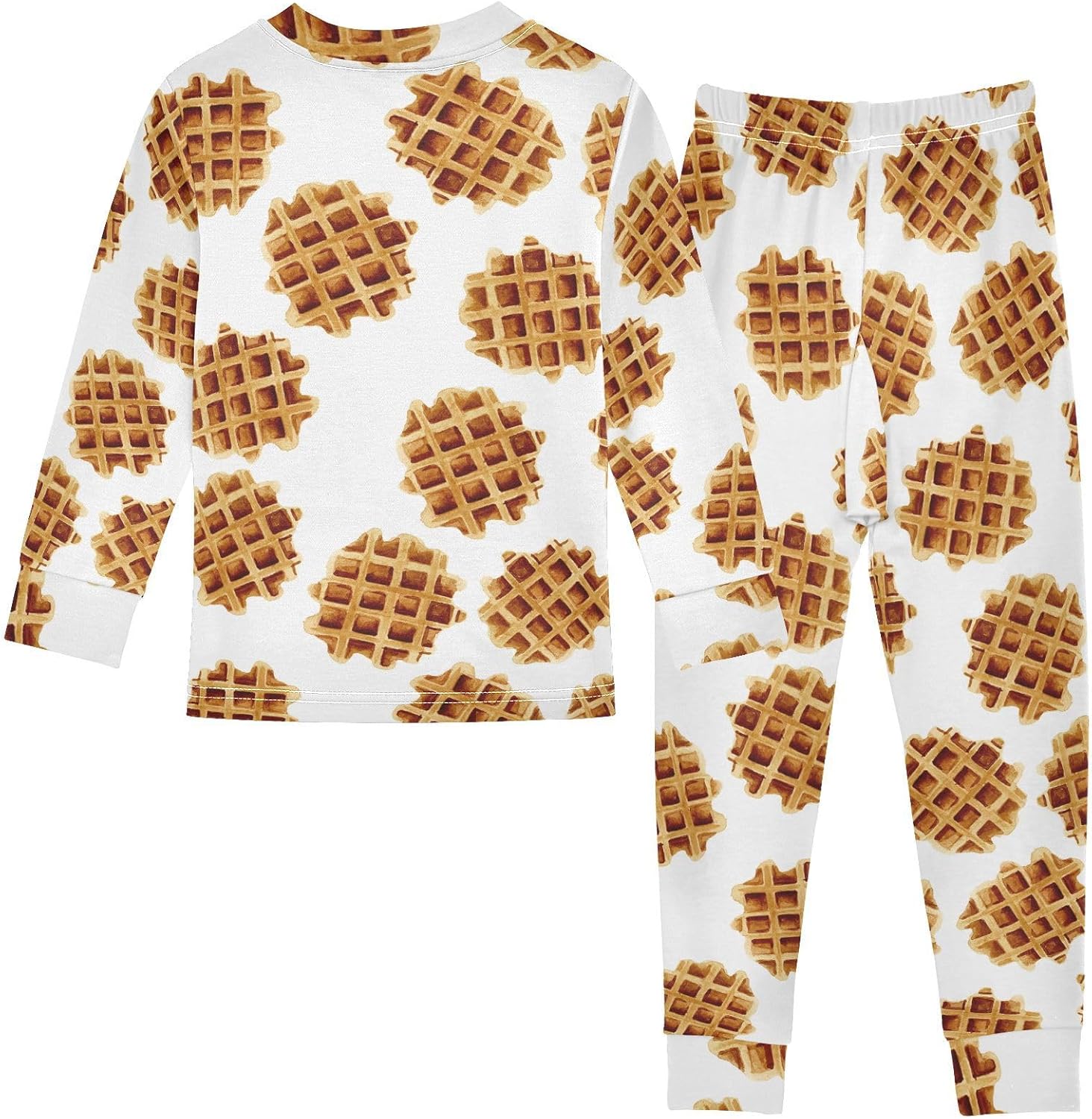 WIFIU Soft Cotton Pajama Set for Kids 18M-8Y