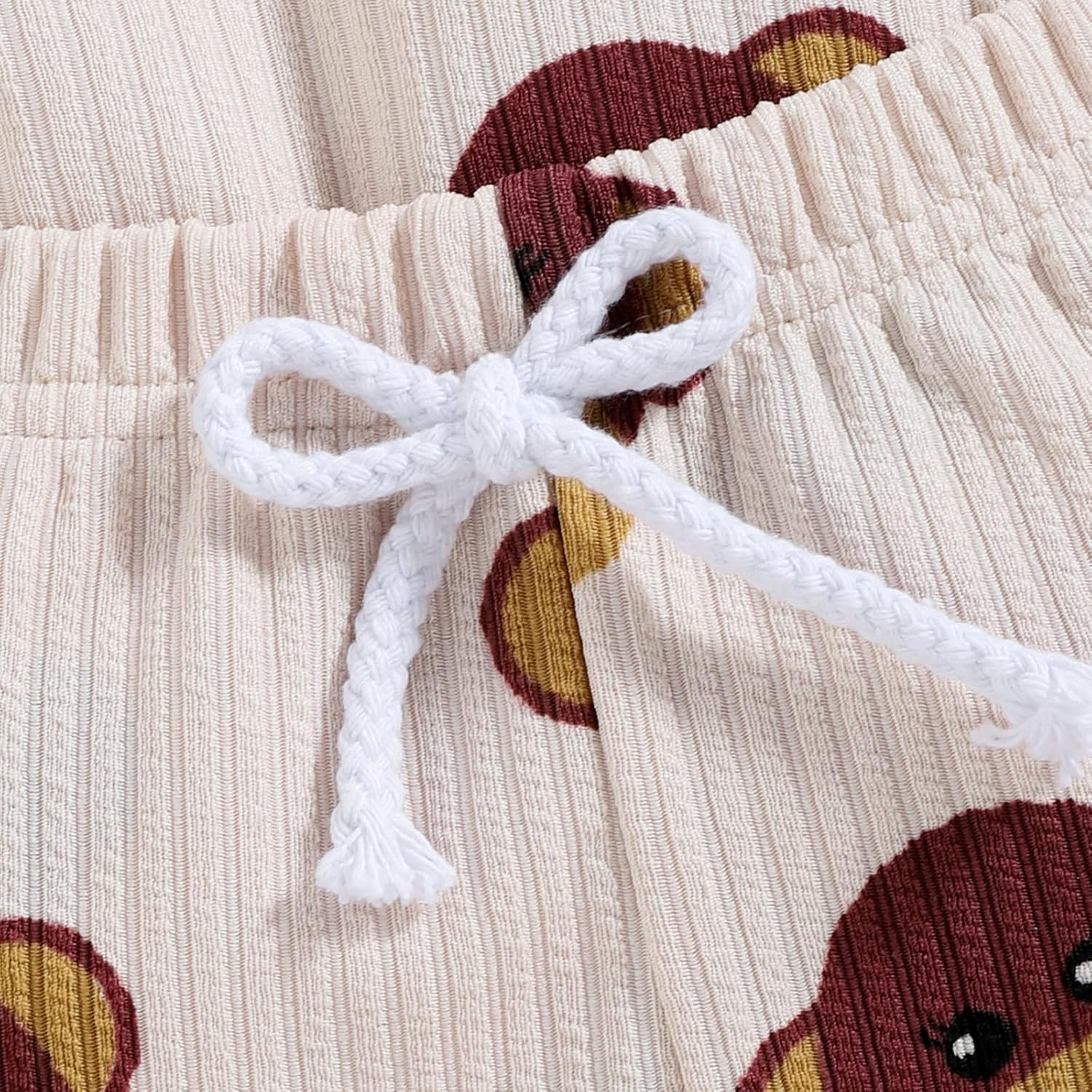 Toddler Boys and Girls Cartoon Monkey Prints Homewear Set 2Pcs Cute Baby Set