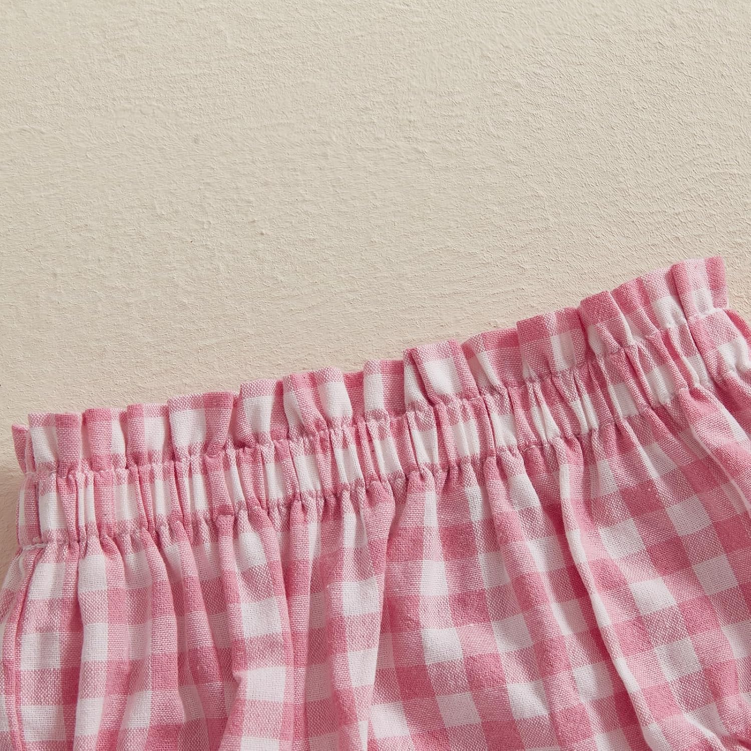Newborn Plaid Cotton Bloomers Diaper Cover