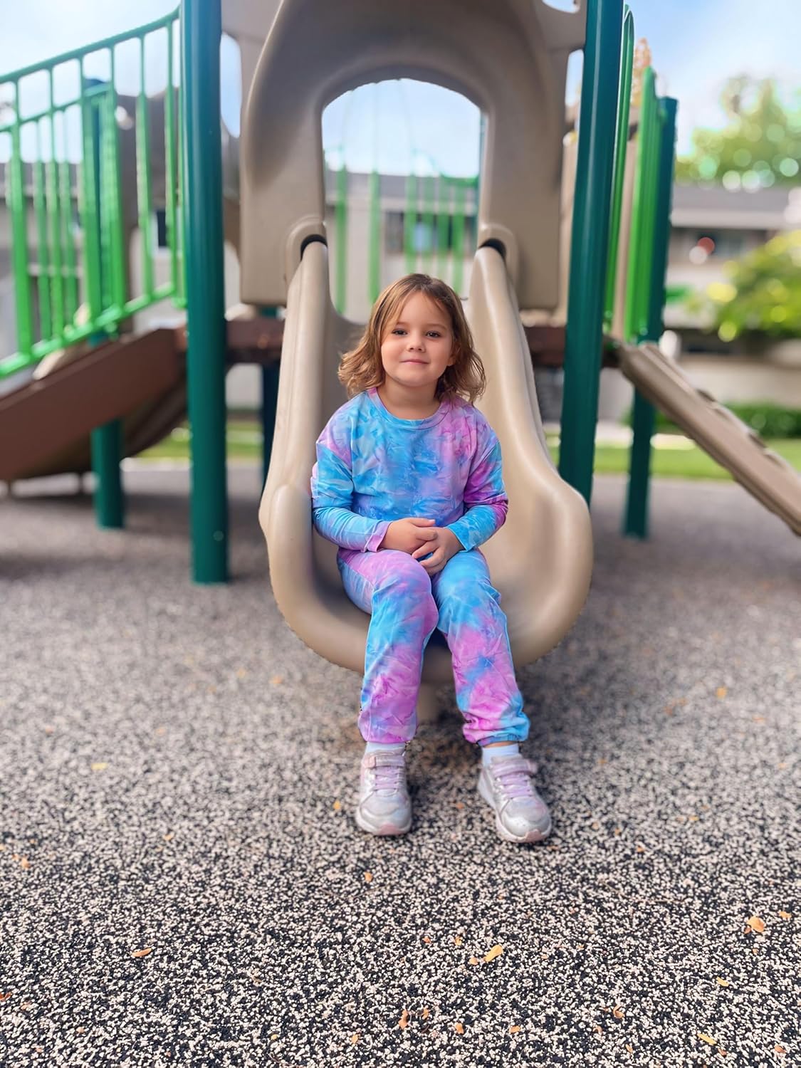 Arshiner Girls Tie-Dye Outfits Set