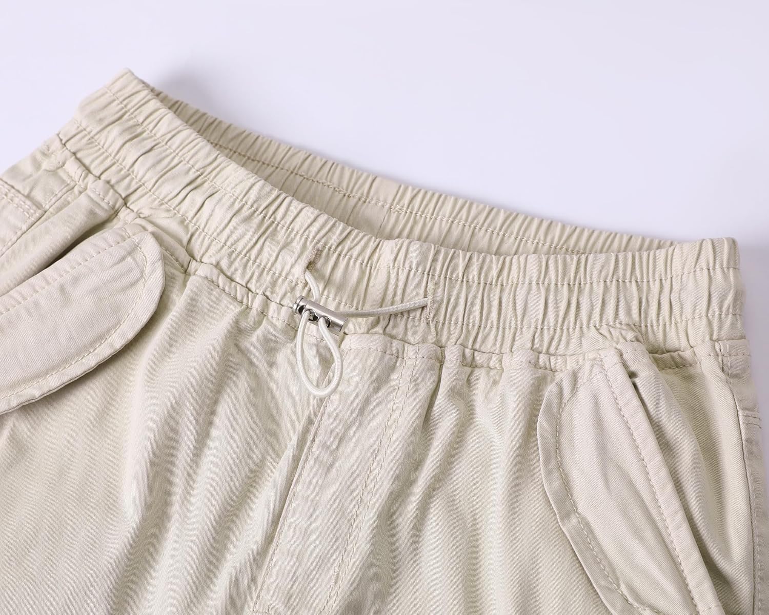 Stylish Cargo Pants for Kids Khaki Wide Leg