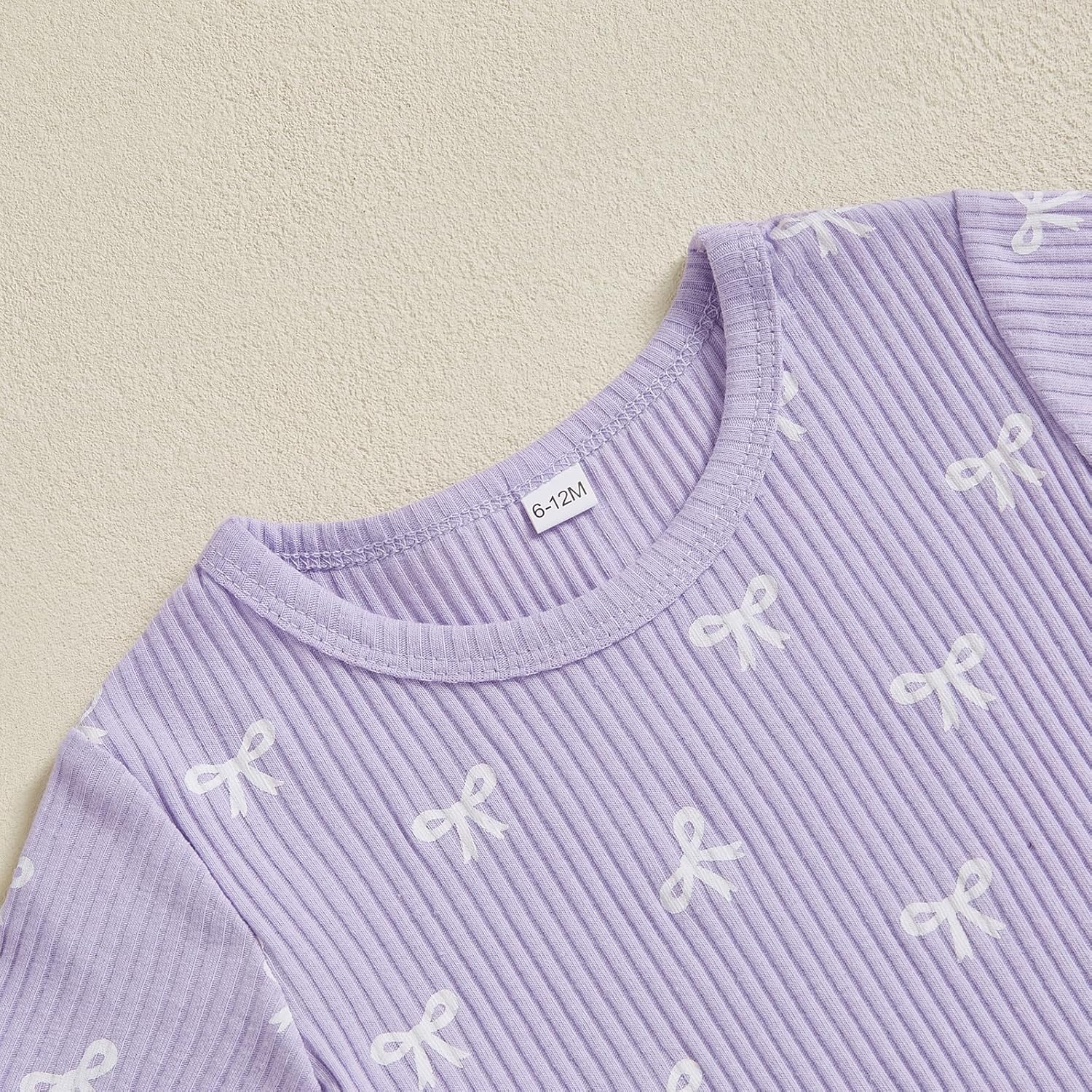 Summer Ruffle Top Shorts Set for toddlers