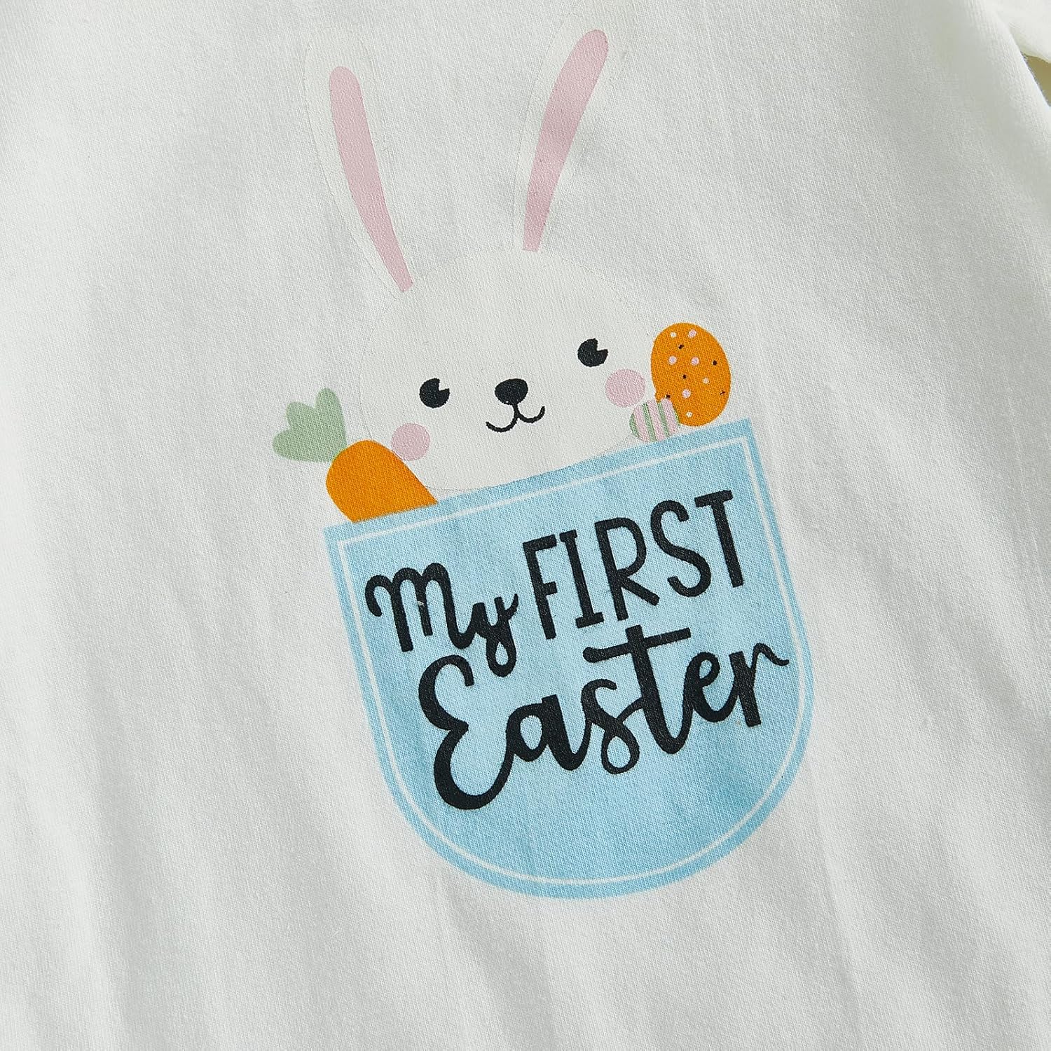 My First Easter bunny ROMPER PANTS HAT SET