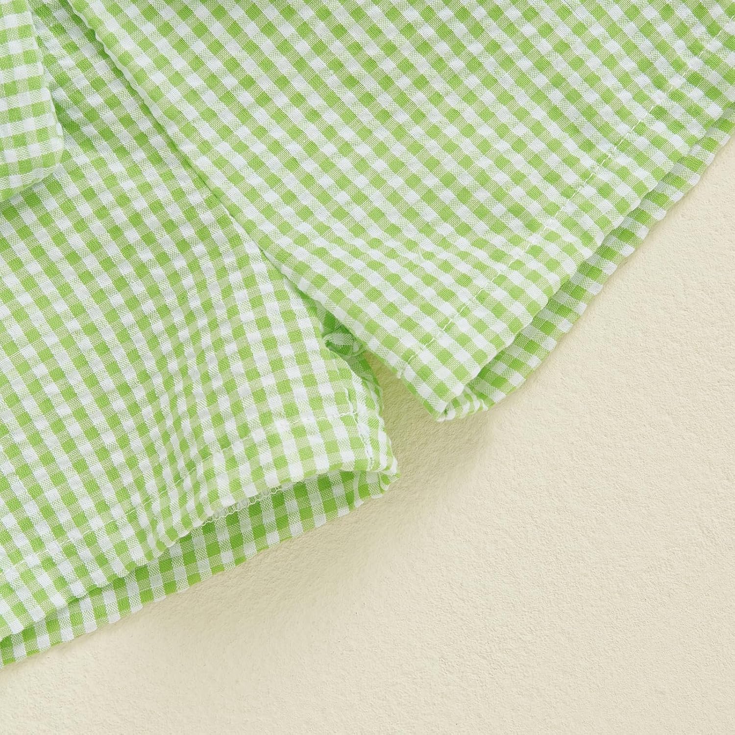 Biayxms Toddler Gingham Shorts
